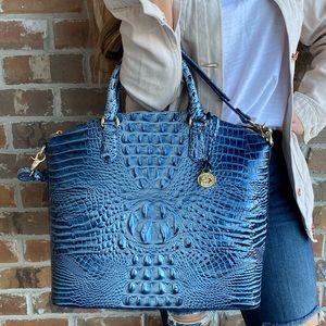 NWT Brahmin Aquarius Duxbury Satchel “front eye”